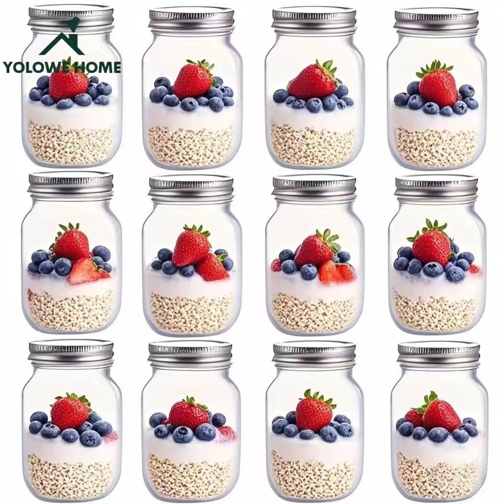 Mason Jar 8Oz - Set da 6 o 12 Pezzi,