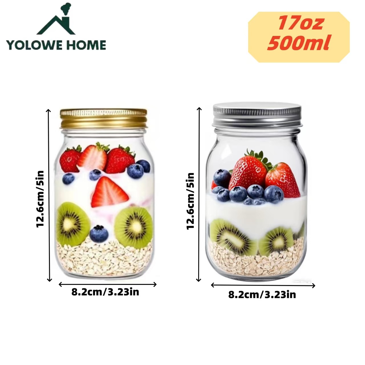Set da 6 o 12 Pezzi, Barattoli - Mason Jar 8Oz recensione e prezzo