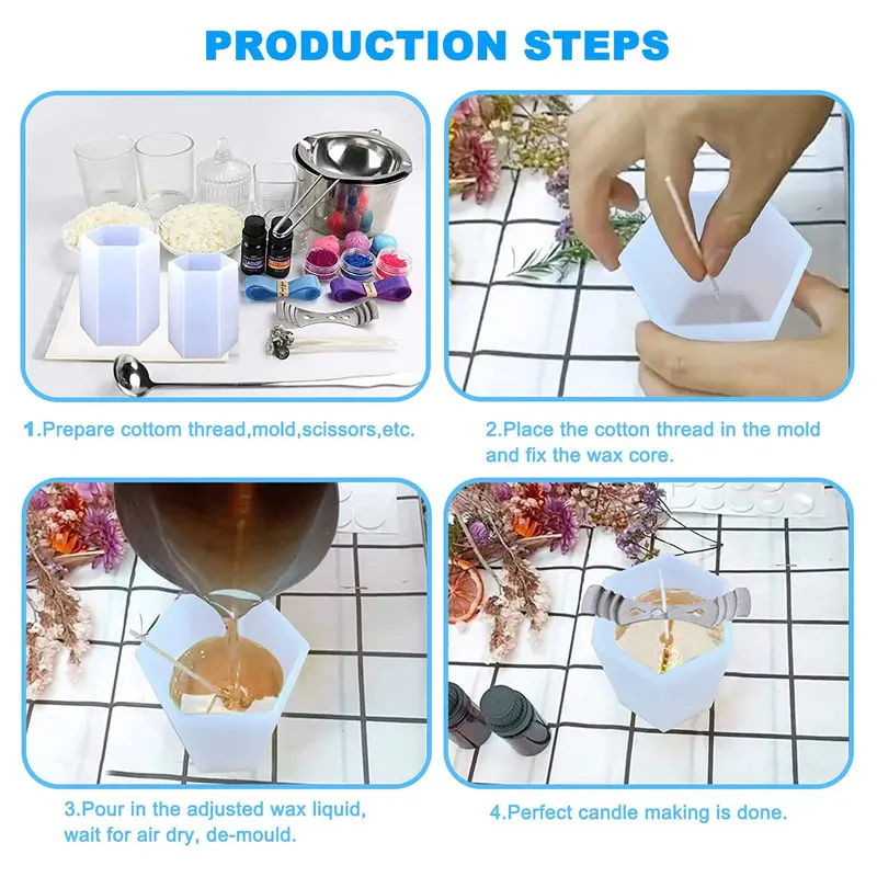 Stampi per candele in silicone - Candle Supplies Tins recensione e prezzo