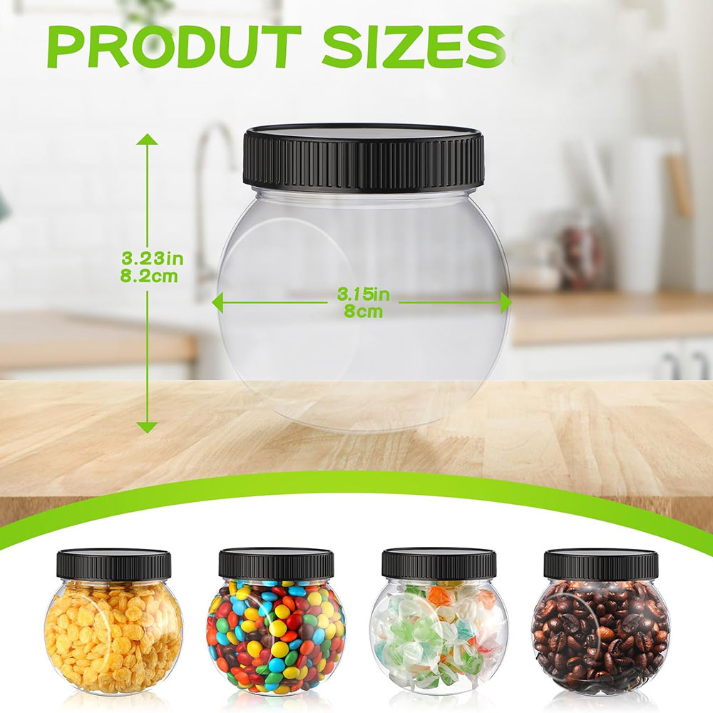 Barattoli di plastica per cara - Mason Jar 8Oz recensione e prezzo