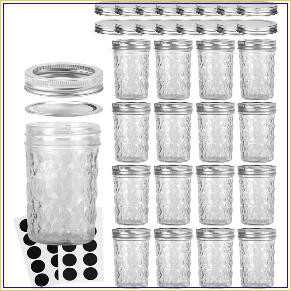 Set di 16 Barattoli Mason da 8 - Mason Jar 8Oz recensione e prezzo