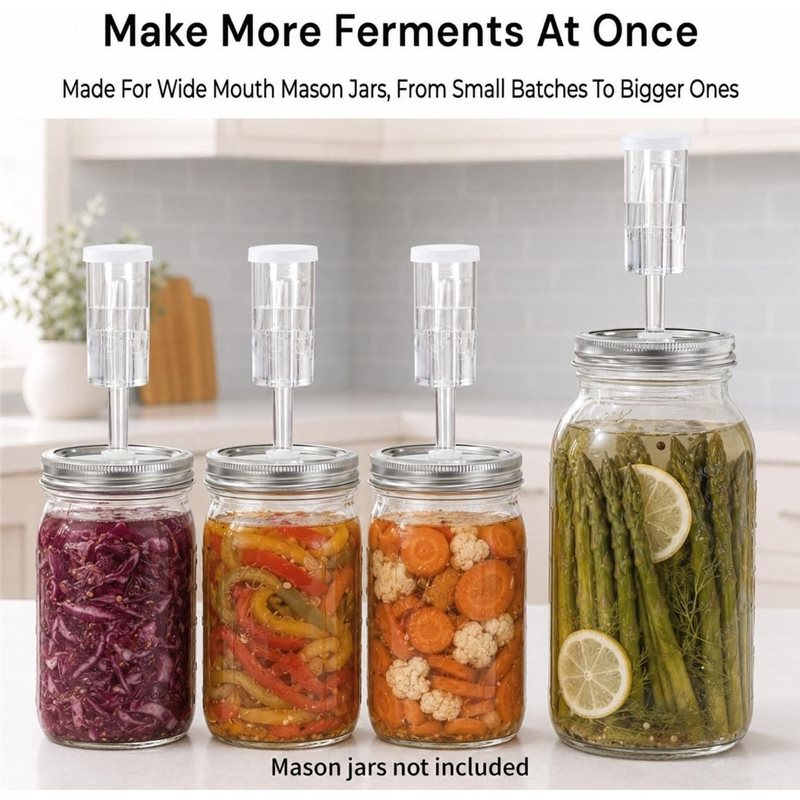 Coperchi per fermentazione DTE - Mason Jar 8Oz recensione e prezzo